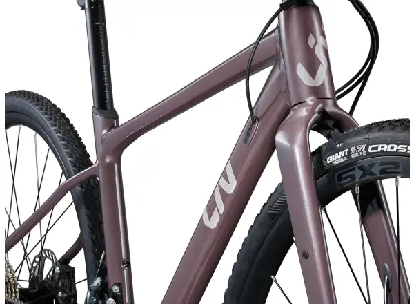 Liv Devote 1 dámské gravel kolo Charcoal Plum