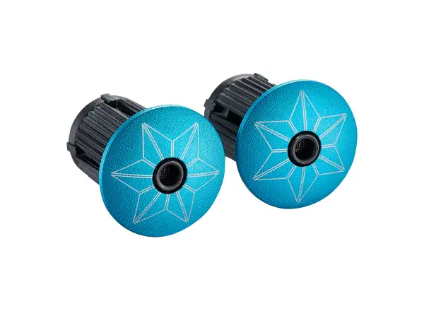 Supacaz Super Sticky Kush Star Fade omotávka Neon Blue Star Fade/Ano Blue Plugs