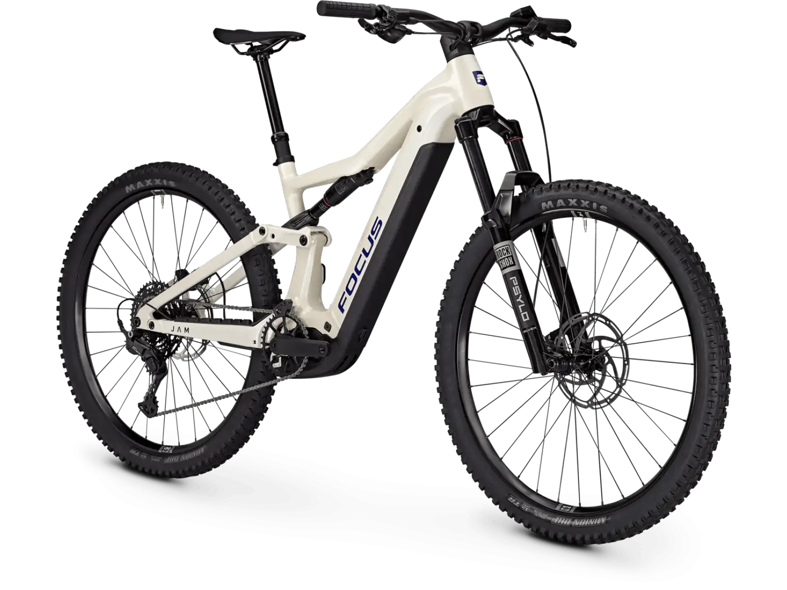 Focus JAM 7 600Wh celoodpružené elektrokolo Champagne / Shellwhite
