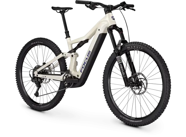 Focus JAM 7 600Wh celoodpružené elektrokolo Champagne / Shellwhite