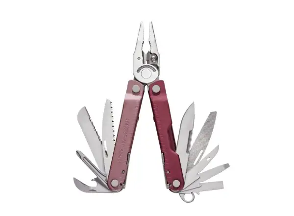 Leatherman Rebar Heathered multitool Cranberry