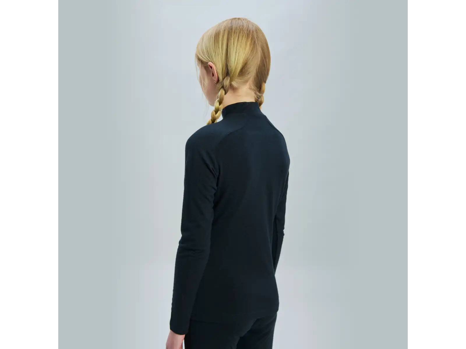 POC Layer Merino dětské spodní triko dlouhý rukáv Uranium Black