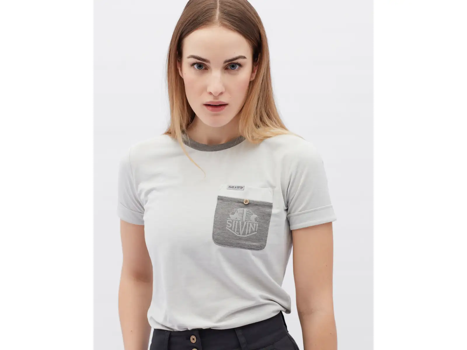 Silvini Calvisia dámské triko krátký rukáv Cloud/Grey