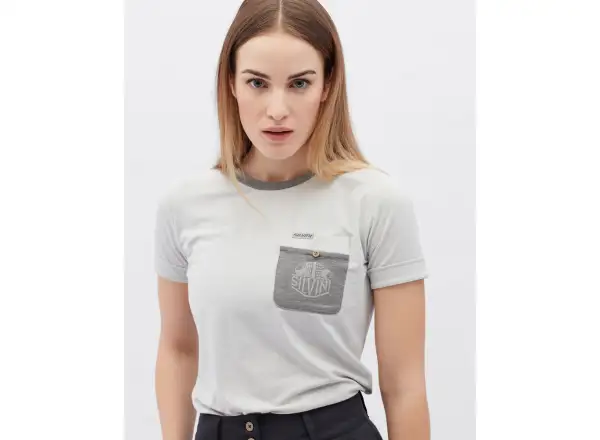 Silvini Calvisia dámské triko krátký rukáv Cloud/Grey