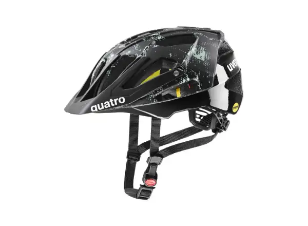 Uvex Quatro CC MIPS přilba Black/Jade Matt