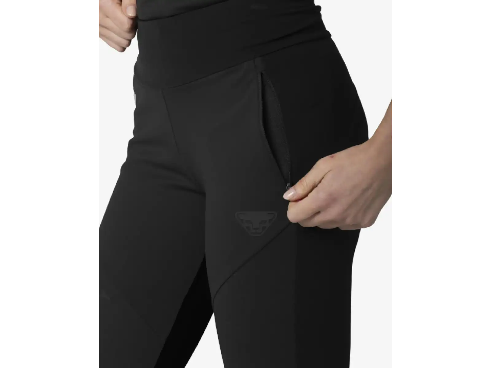 Dynafit Alpine Softshell Hybrid dámské běžecké kalhoty Black Out