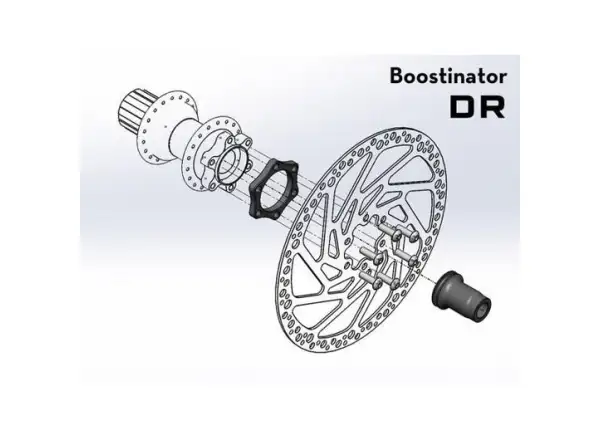 Wolf Tooth Boostinator DR adaptér na BOOST pro DT Star Ratchet zadní