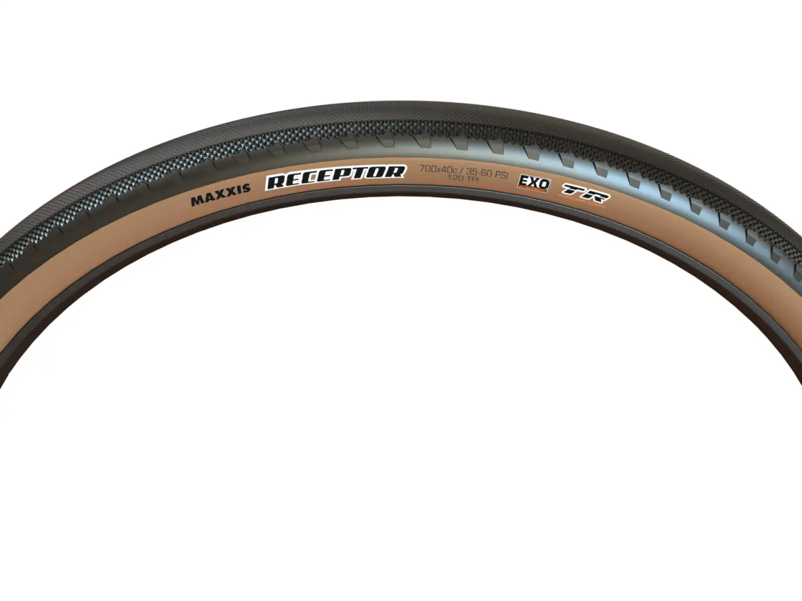Maxxis Receptor Hypr-X/EXO/TR/Tanwall 700x40" gravel plášť kevlar