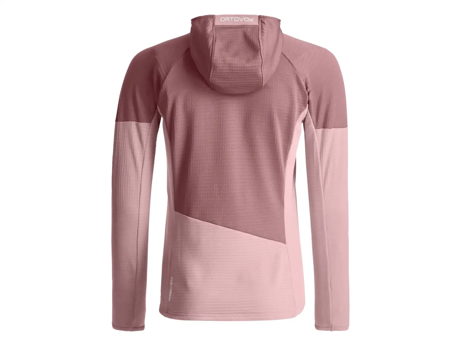 Ortovox Fleece Light Grid Hoody dámská mikina Dawn Rose