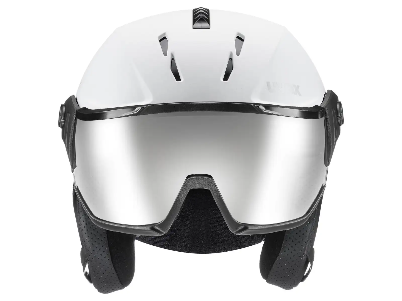 Uvex Instinct Visor lyžařská helma white/black matt