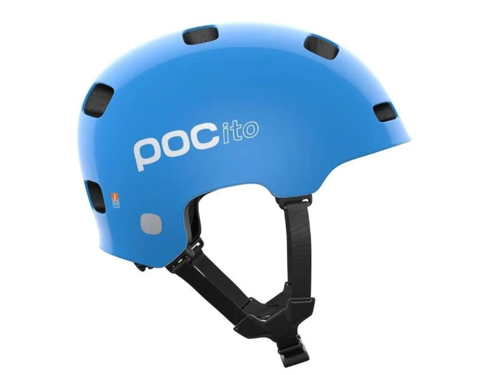 POC POCito Crane MIPS dětská přilba Fluorescent Blue