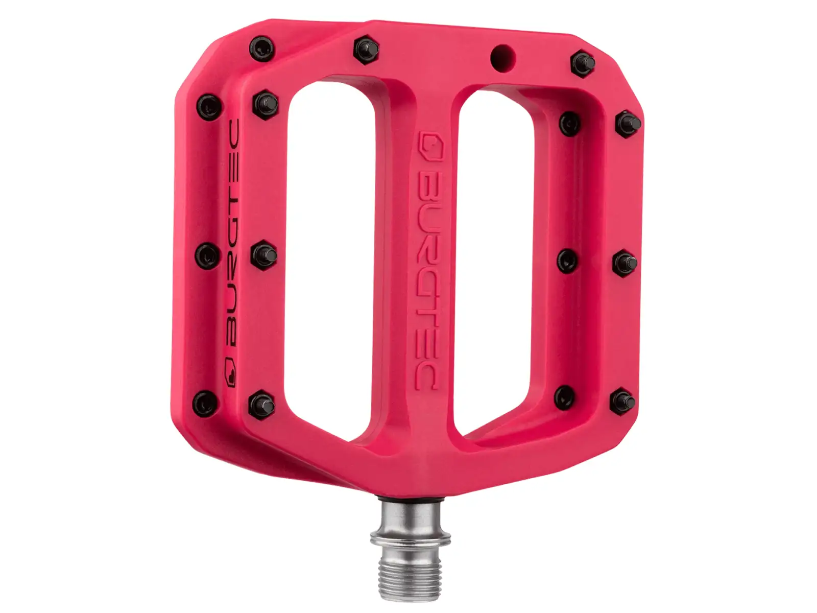 Burgtec MK4 Composite platformové pedály Toxic Barbie Pink