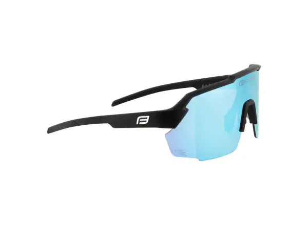 Force Pulse cyklistické brýle černé/modré zrcadlové sklo
