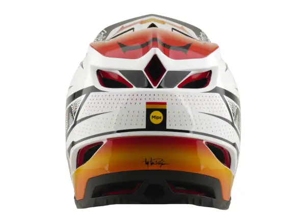 Troy Lee Designs D4 Composite MIPS přilba Lined up White