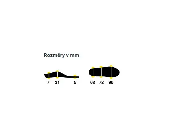 Sidas 3Feet Outdoor Mid vložky do bot střední klenba 1 pár