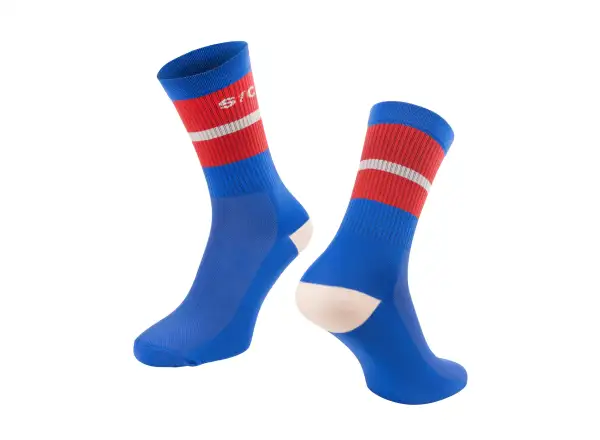 Force Stripe dlouhé ponožky modrá