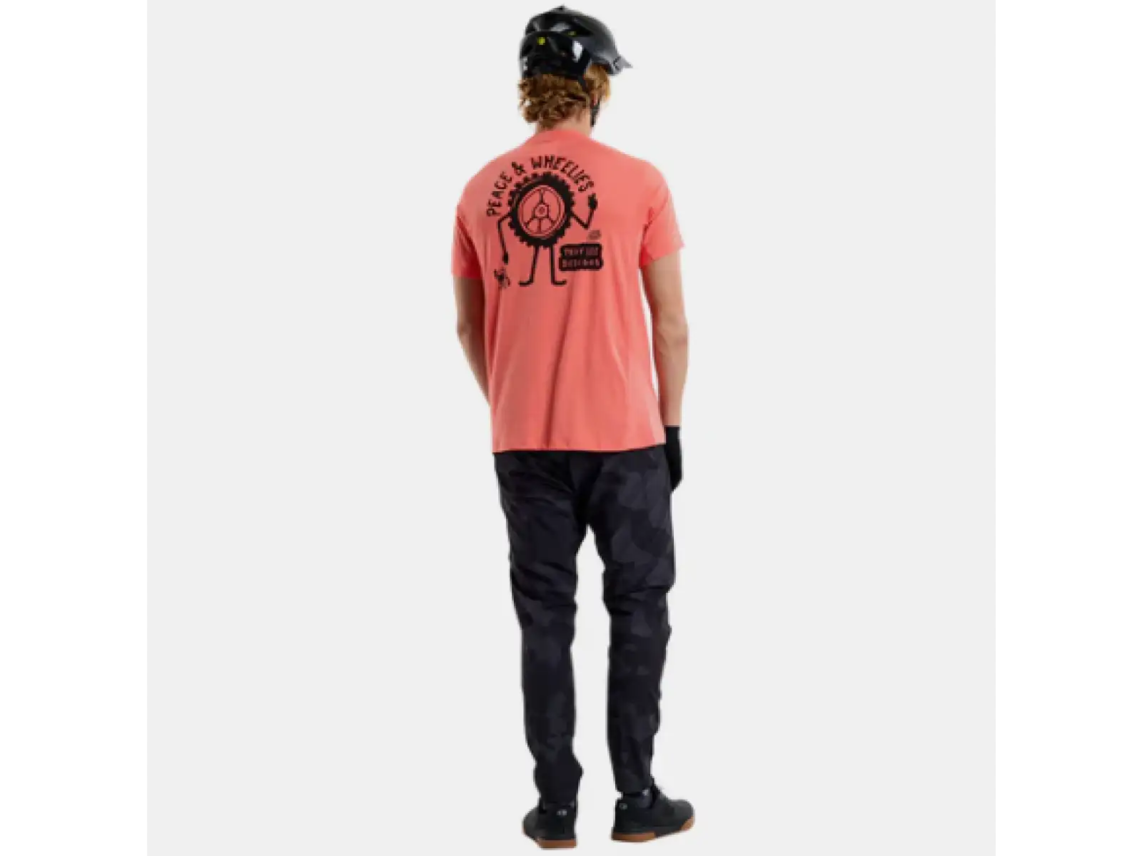 Troy Lee Designs Skyline Ride Tee pánský dres krátký rukáv P&W Melon