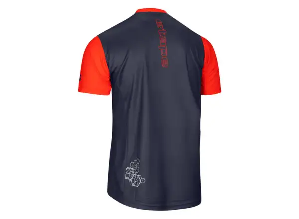 Etape Dirt pánský dres krátký rukáv Modrá/Oranžová