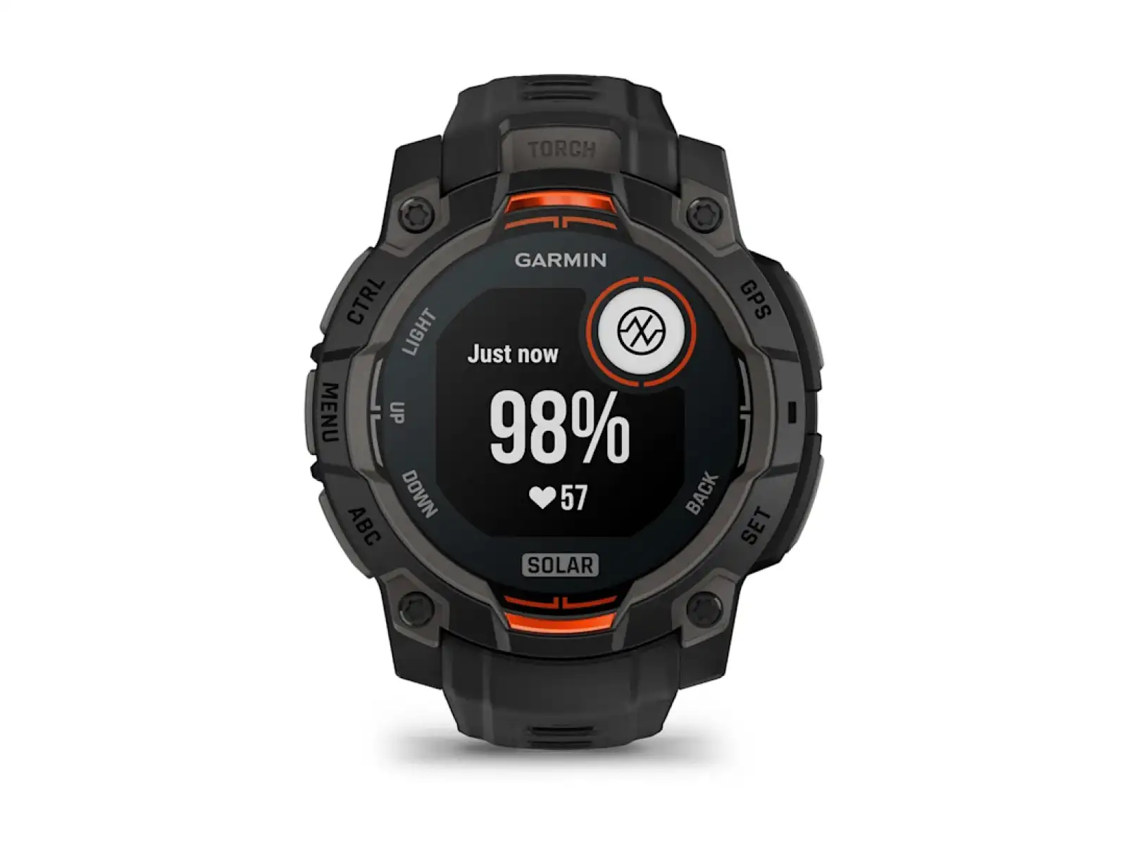 Garmin Instinct 3 Solar 45 mm chytré hodinky černá/černý pásek