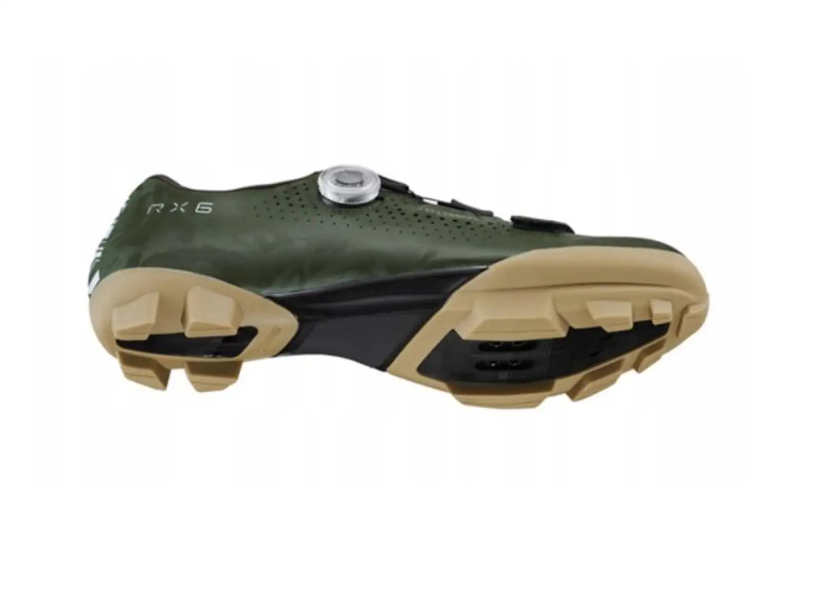 Shimano SH-RX600 Wide pánské gravel tretry Olive