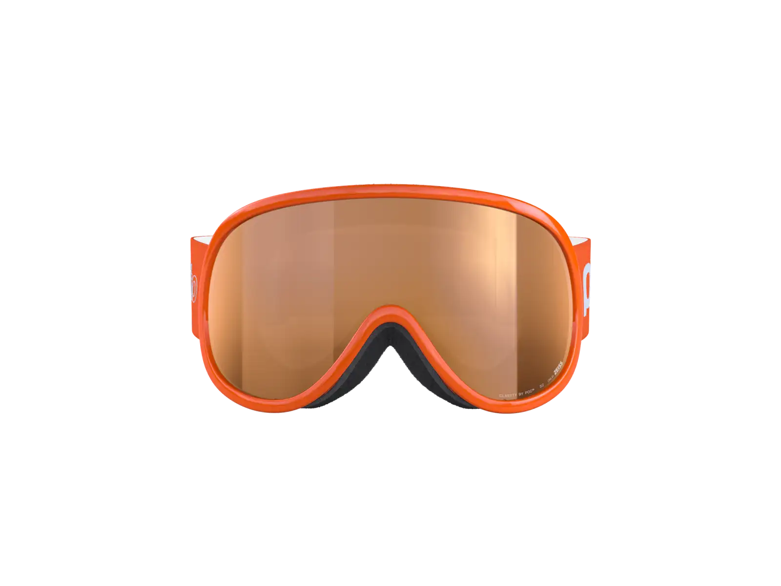 POC POCito Retina dětské lyžařské brýle Fluorescent Orange/Partly Sunny Light Orange
