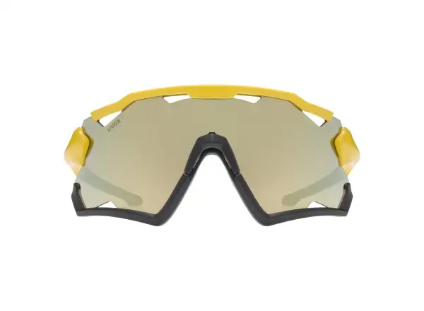 Uvex Sportstyle 228 cyklistické brýle Sunbee Black Mat/Mirror Yellow