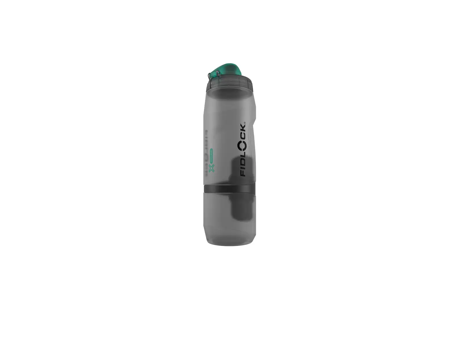 Fidlock Twist set antibakteriální láhev Smoke 800 ml + základna na rám