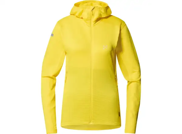 Haglöfs L.I.M Mid Multi Hood dámská mikina s kapucí žlutá
