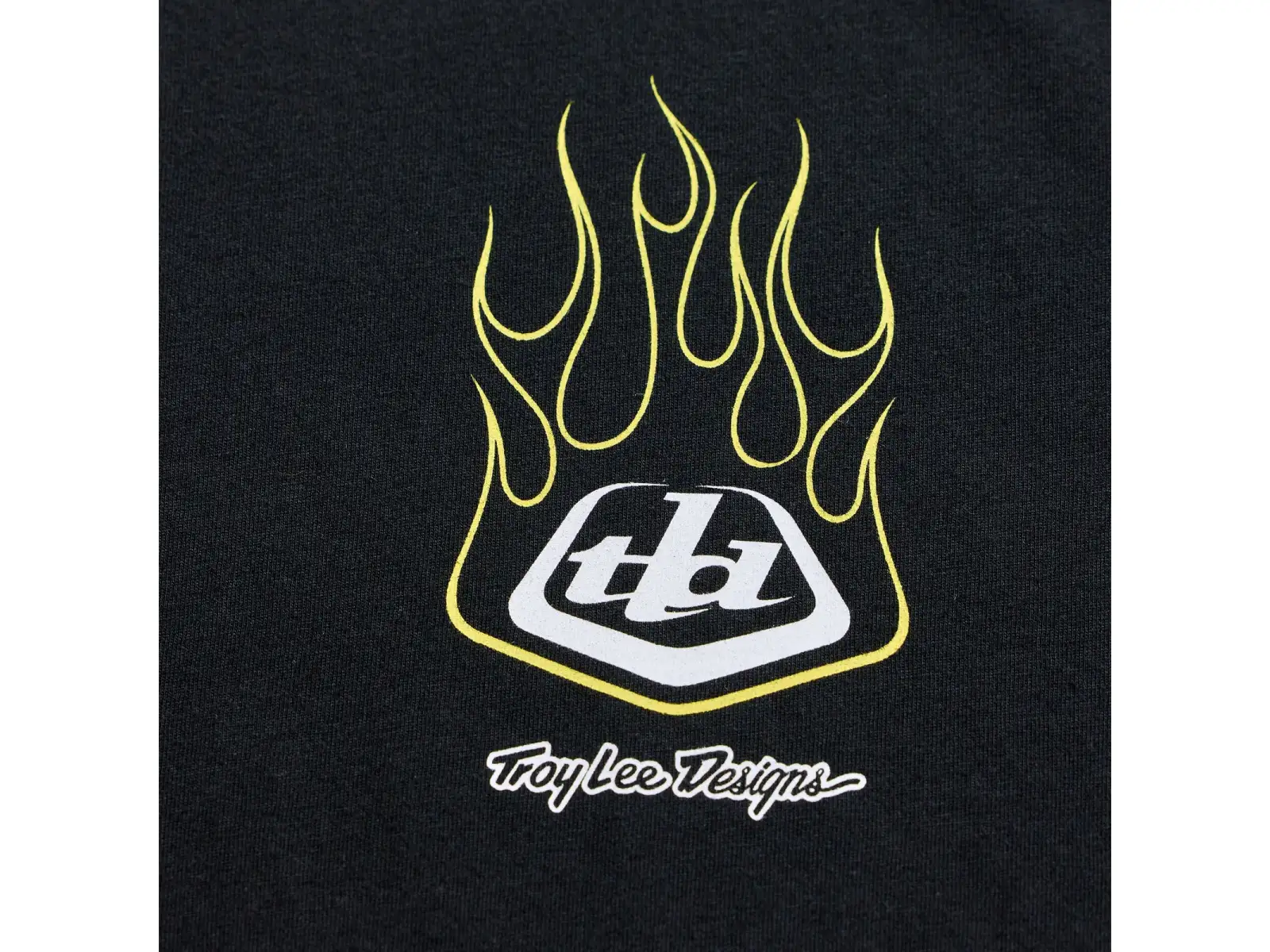 Troy Lee Designs Flame 2 pánské triko krátký rukáv Black