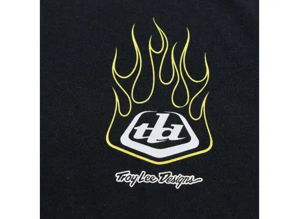 Troy Lee Designs Flame 2 pánské triko krátký rukáv Black