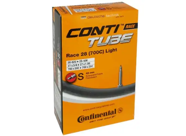 Continental Race Light 18–25/622 S42 silniční duše