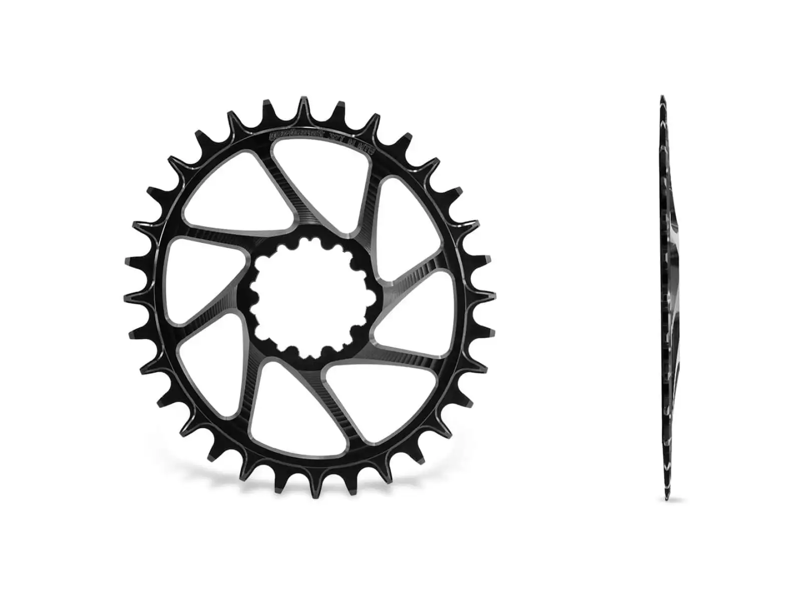 Garbaruk Oval MTB převodník Sram Boost Black 32z