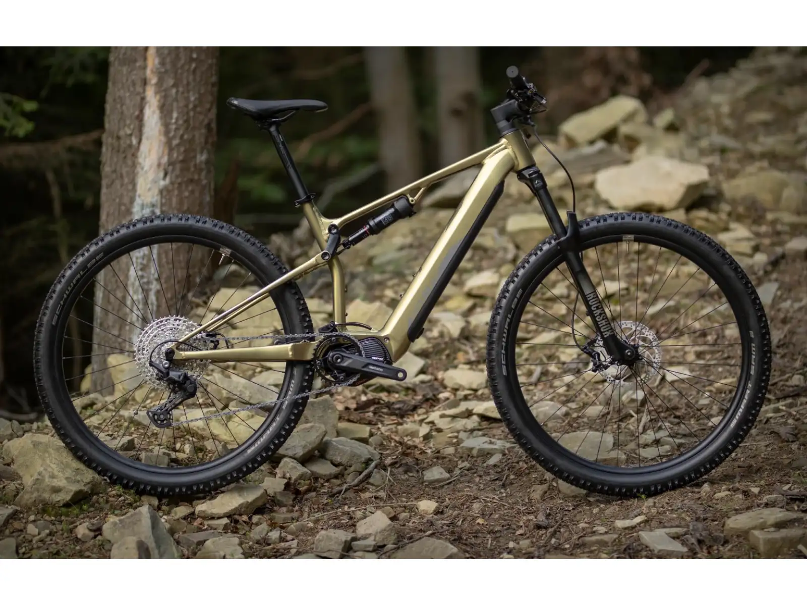 Superior eXF 8089 celoodpružené elektrokolo Matte Olive Metallic/Chrome Silver