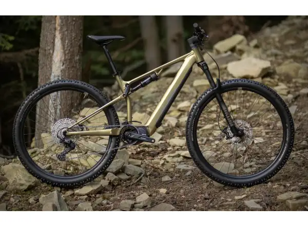 Superior eXF 8089 celoodpružené elektrokolo Matte Olive Metallic/Chrome Silver