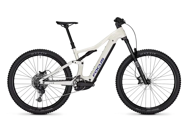 Focus JAM 7 600Wh celoodpružené elektrokolo Champagne / Shellwhite