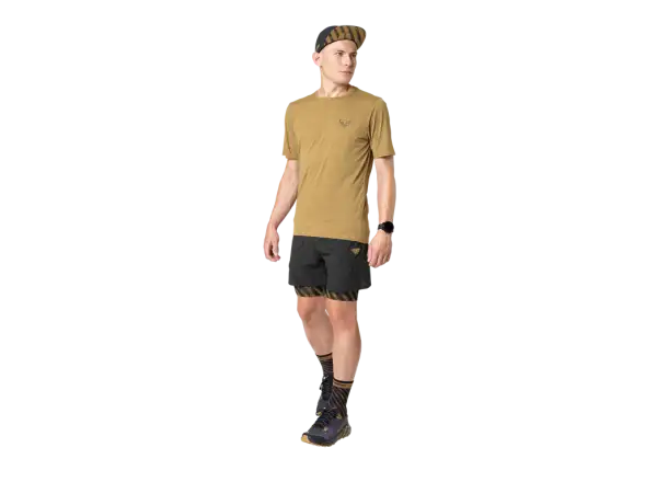 Dynafit Trail 2v1 pánské běžecké kraťasy Black Out
