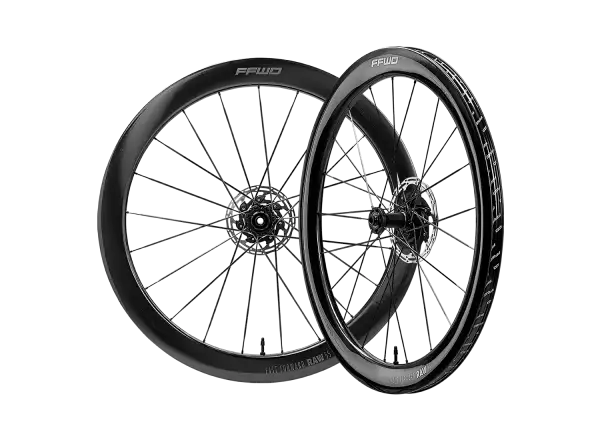 FFWD RAW CS 55 silniční vypletená kola Gloss Black