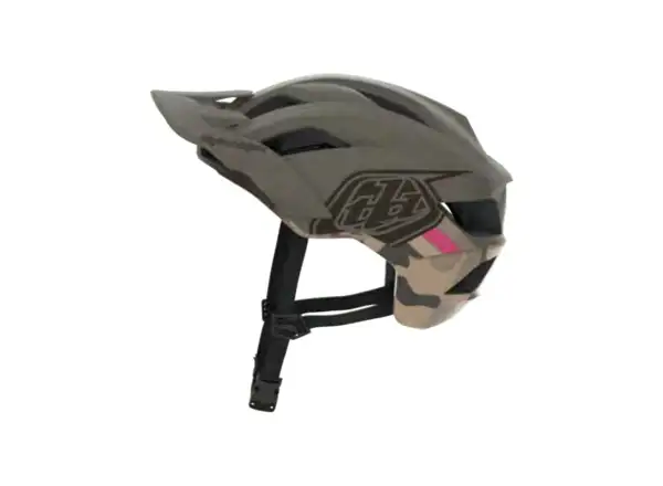 Troy Lee Designs Flowline SE MIPS Badge přilba Tarmac/Oak