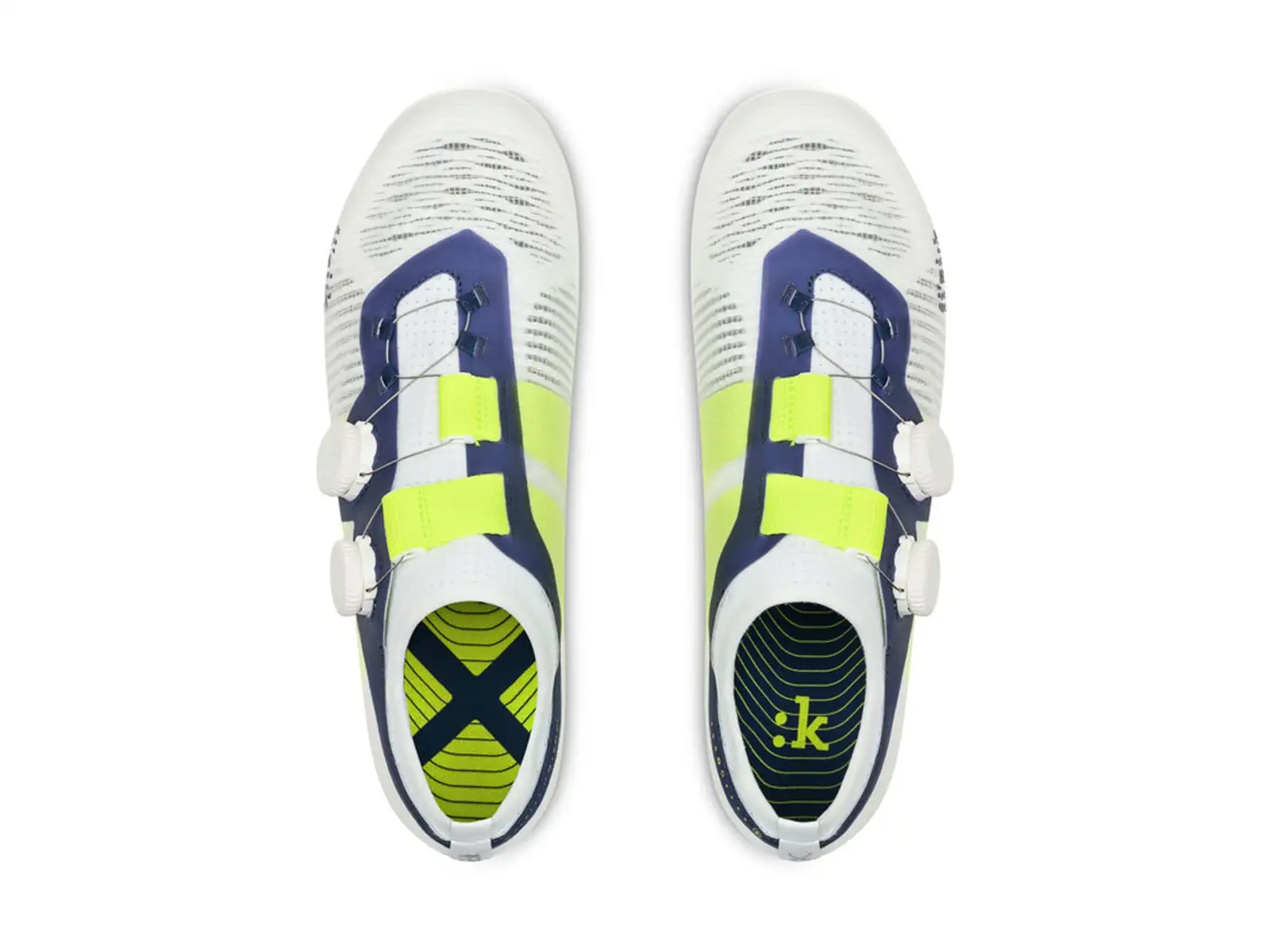 Fizik Vento Vega Carbon silniční tretry White/Yellow Fluo