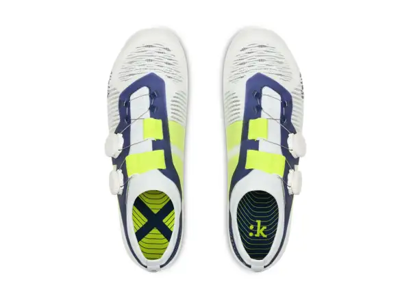 Fizik Vento Vega Carbon silniční tretry White/Yellow Fluo