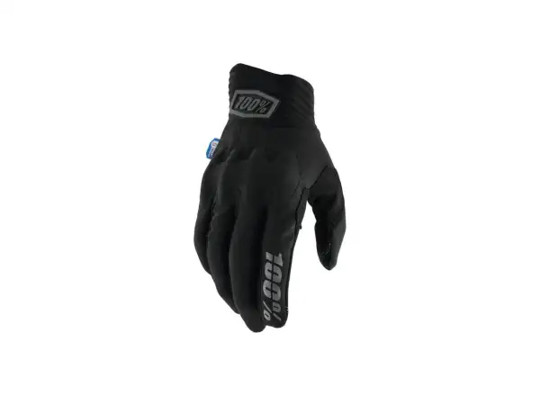 100% Cognito Smart Shock pánské rukavice Black
