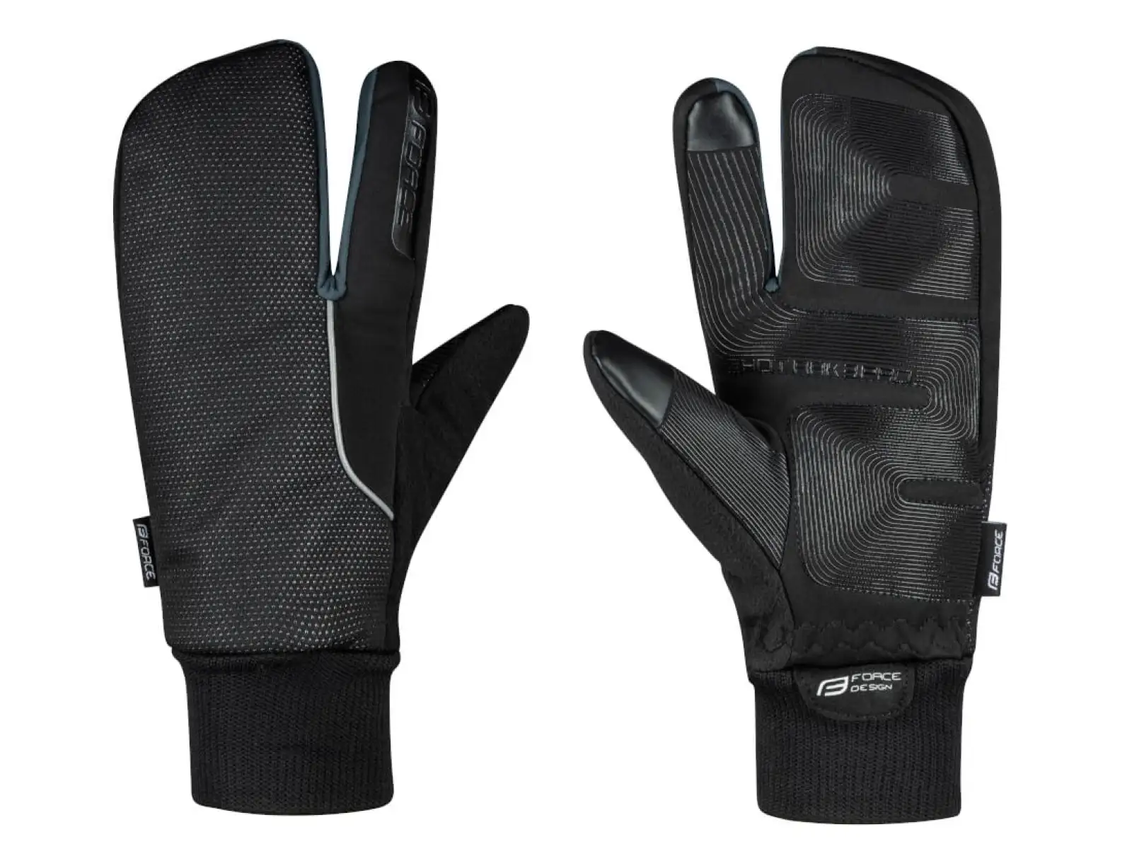 Force Hot Rak Pro 3+1 rukavice černá