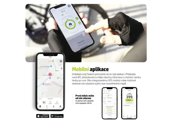 Pealock 2 elektronický zámek růžová