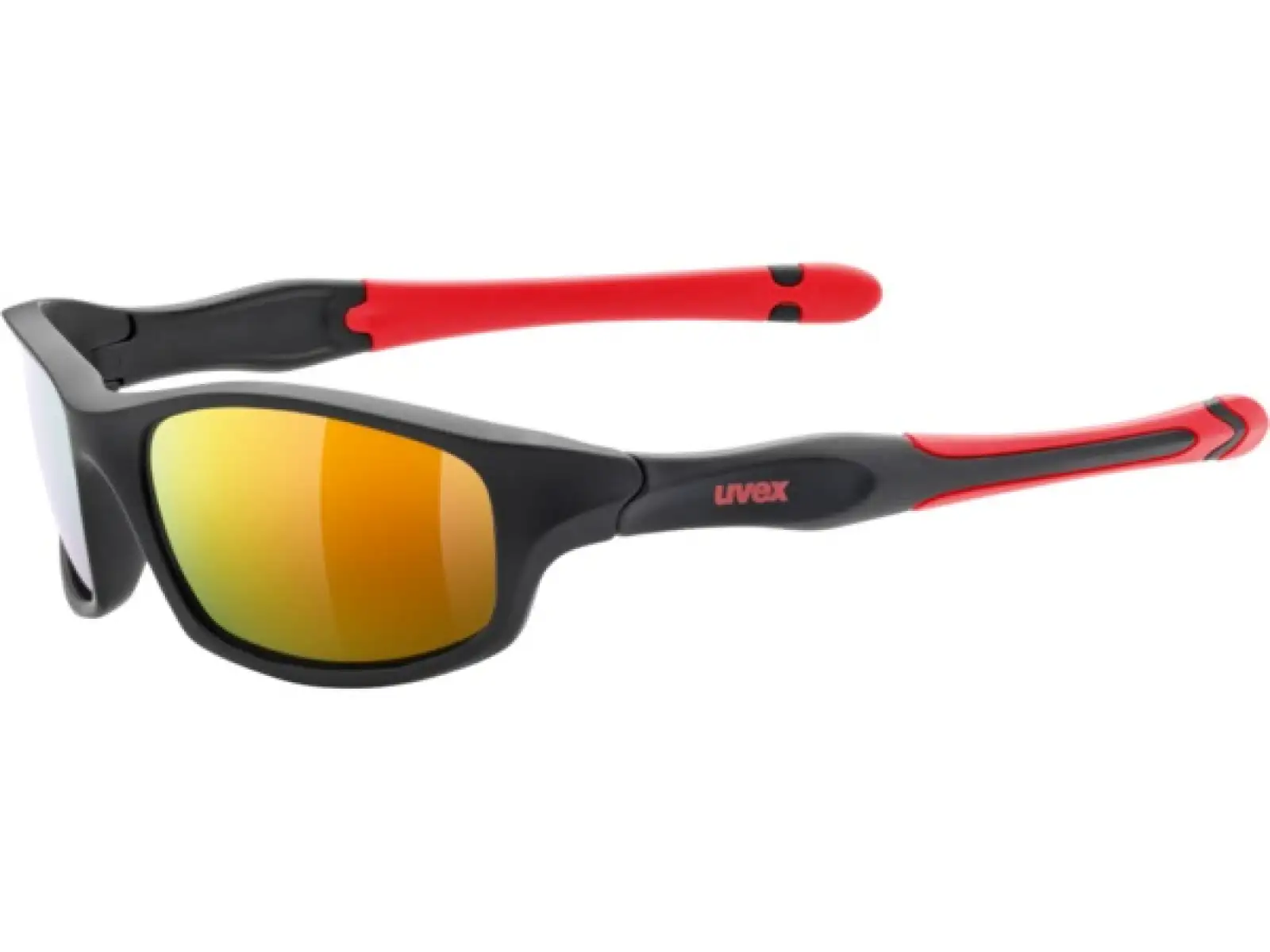 Uvex Sportstyle 507 dětské brýle black mat red