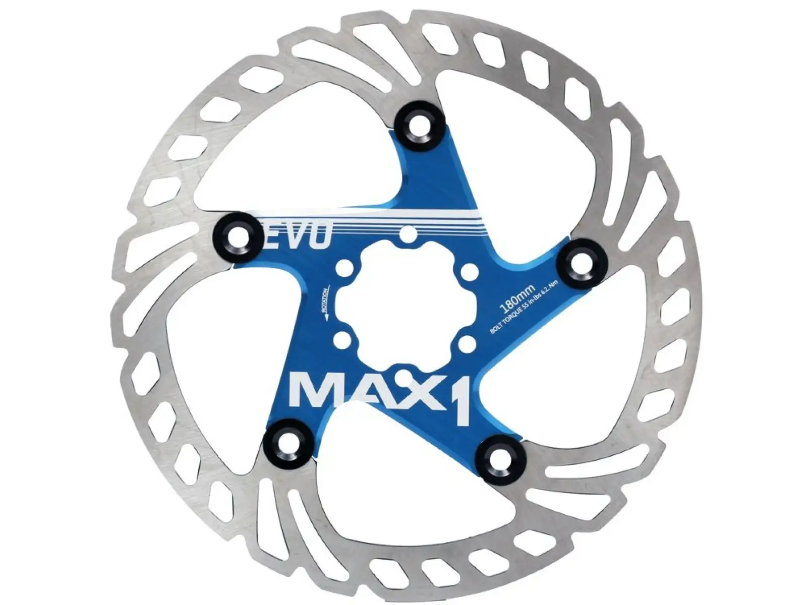 MAX1 Evo brzdový kotouč 180 mm modrý