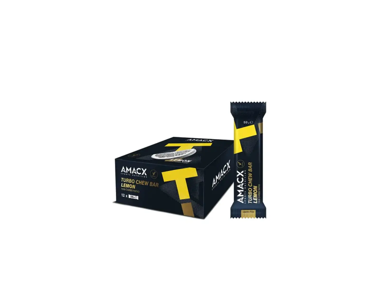 Amacx Turbo Chew Bar energetická tyčinka 50 g Lemon