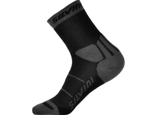 Silvini Vallonga zimní ponožky černá/šedá