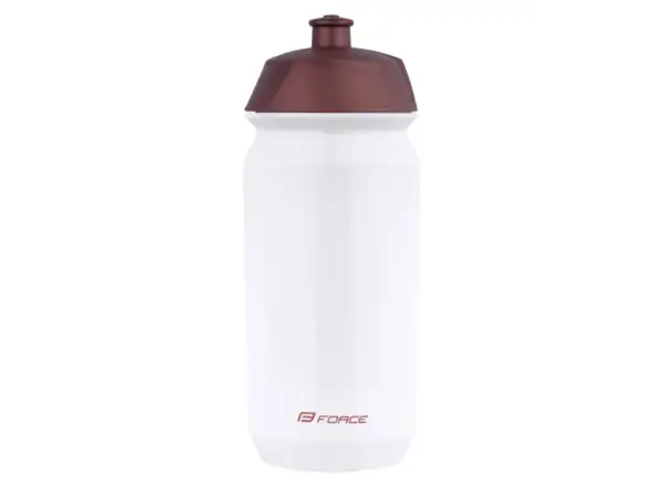 Force Ride Bike cyklistická láhev 500 ml bílá/bronzová