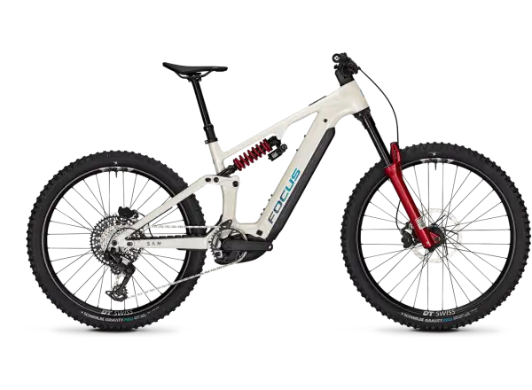 Focus SAM 9 600Wh celoodpružené elektrokolo Champagne / Shellwhite