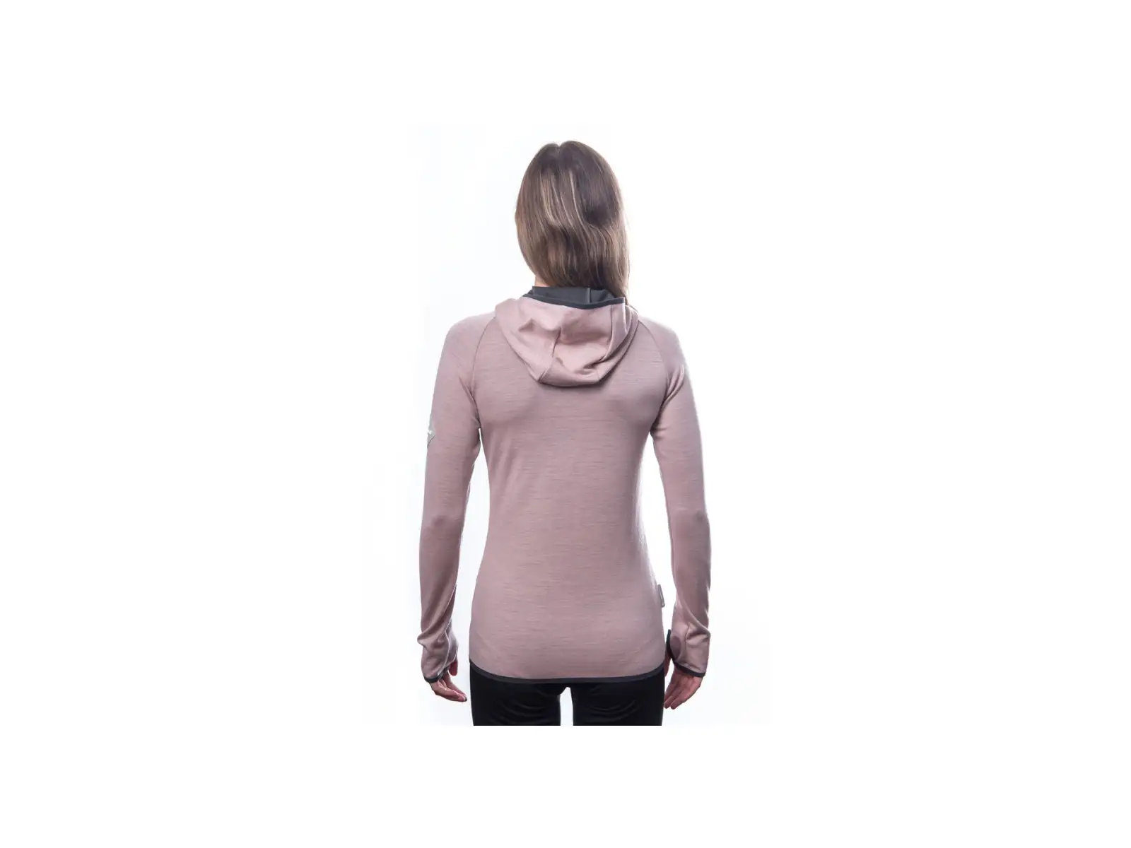 Sensor Merino Upper Triglav dámská mikina Dusty Pink